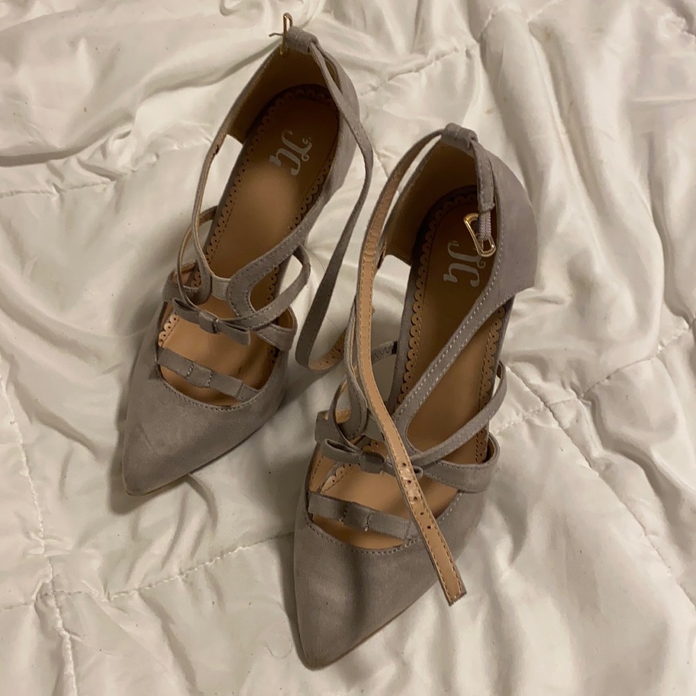 Grey heels